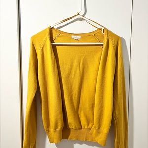 Yellow cardigan. Excellent for formal occasions & casual outfits. Lightly worn.